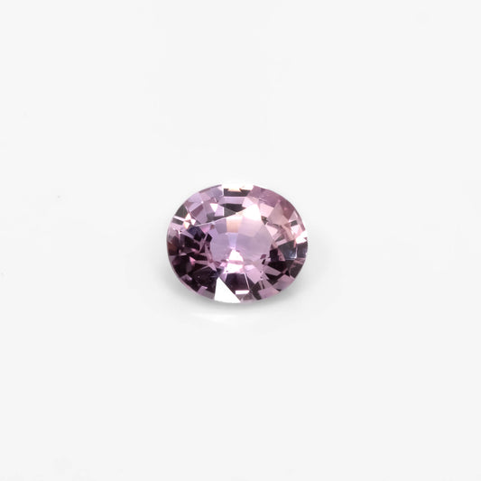 front view of 1.22CT Natural Unheated Pink Sapphire – Oval Mixed Cut Loose Gemstone