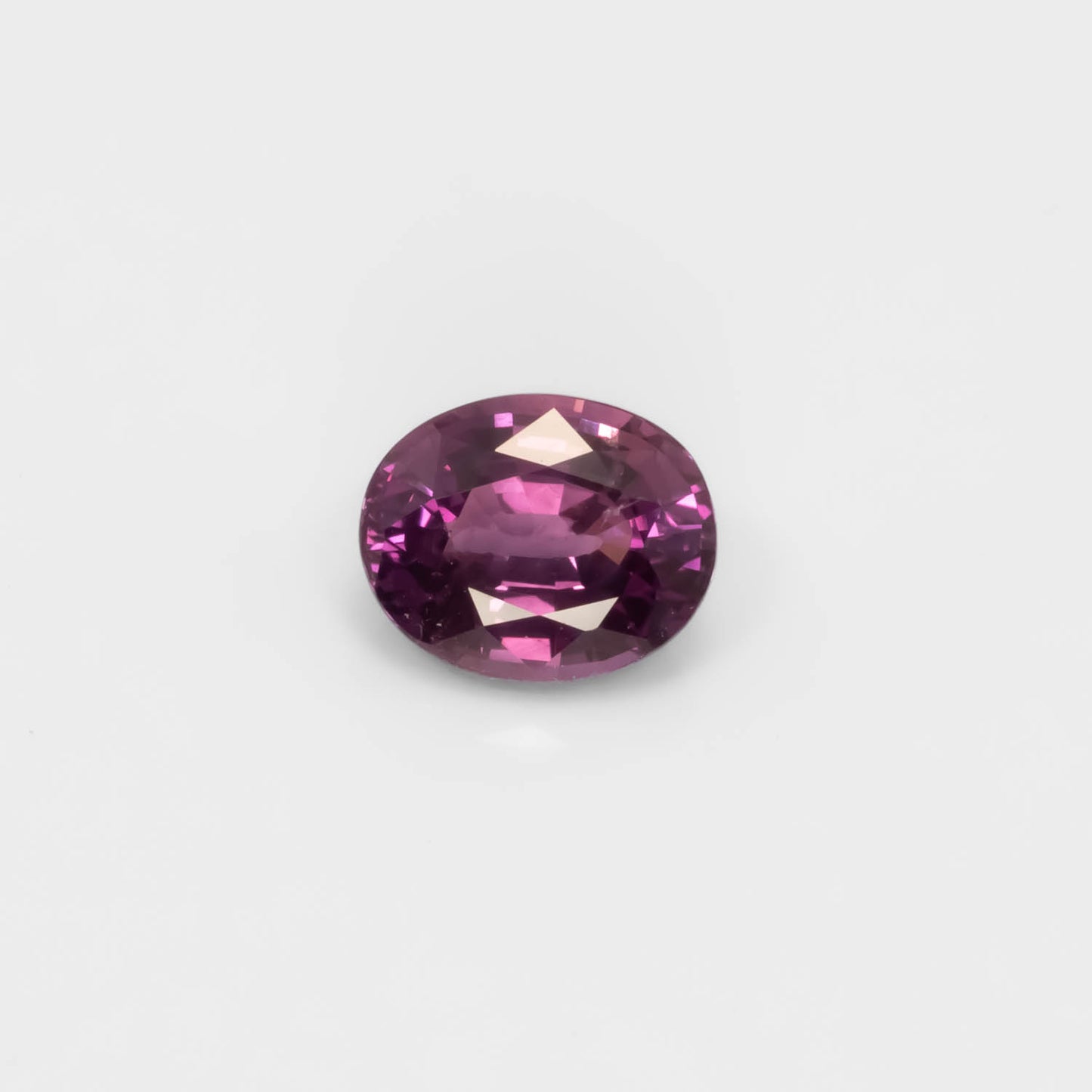 front view of 2.00CT Natural Purple Sapphire – Oval Mixed Cut Loose Gemstone