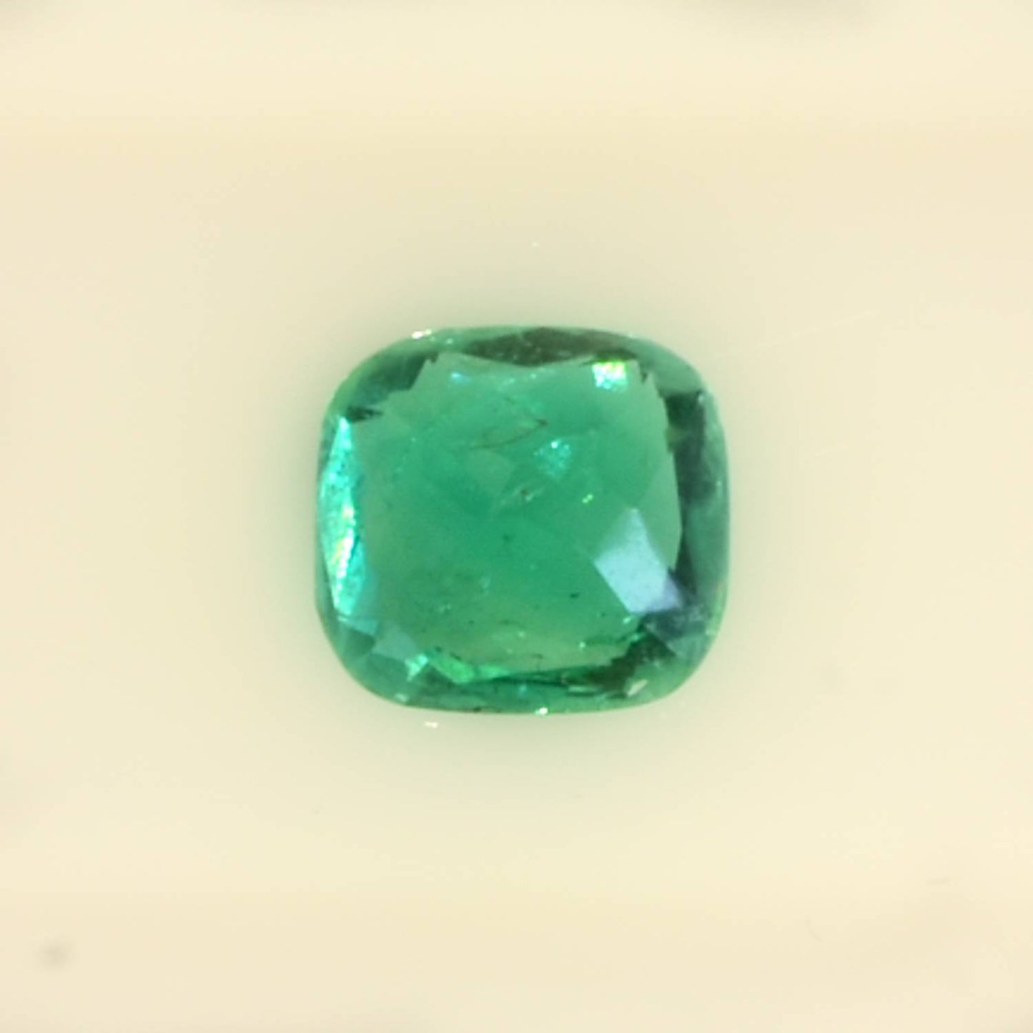 0.99  Carat Cushion   Colombian Emerald  Loose Gemstone