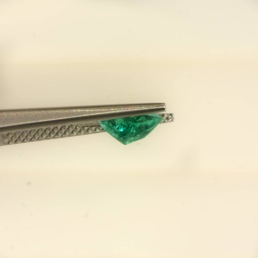 0.99 Carats Cushion Colombian Emerald