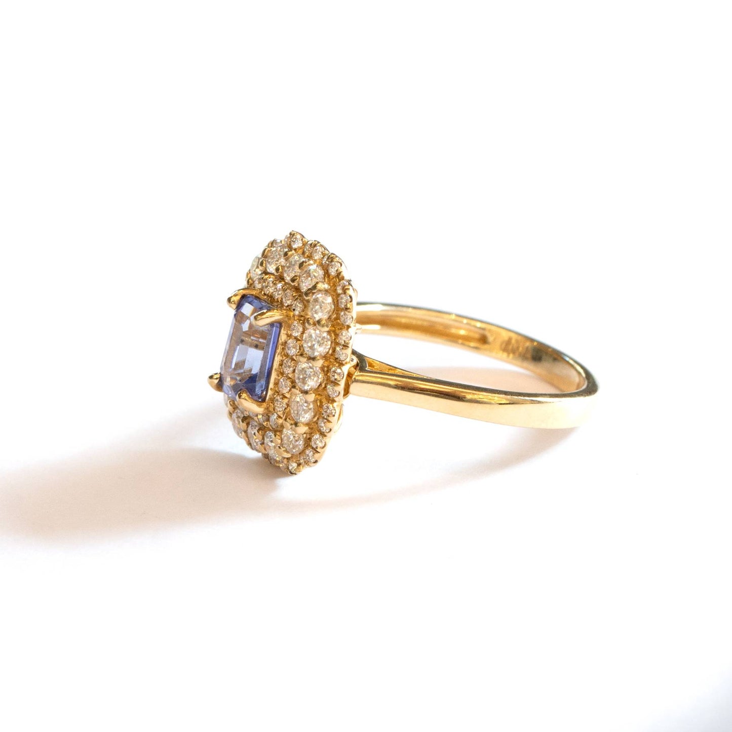 Natural Blue Ceylon Sapphire Convertible Pendant and Ring