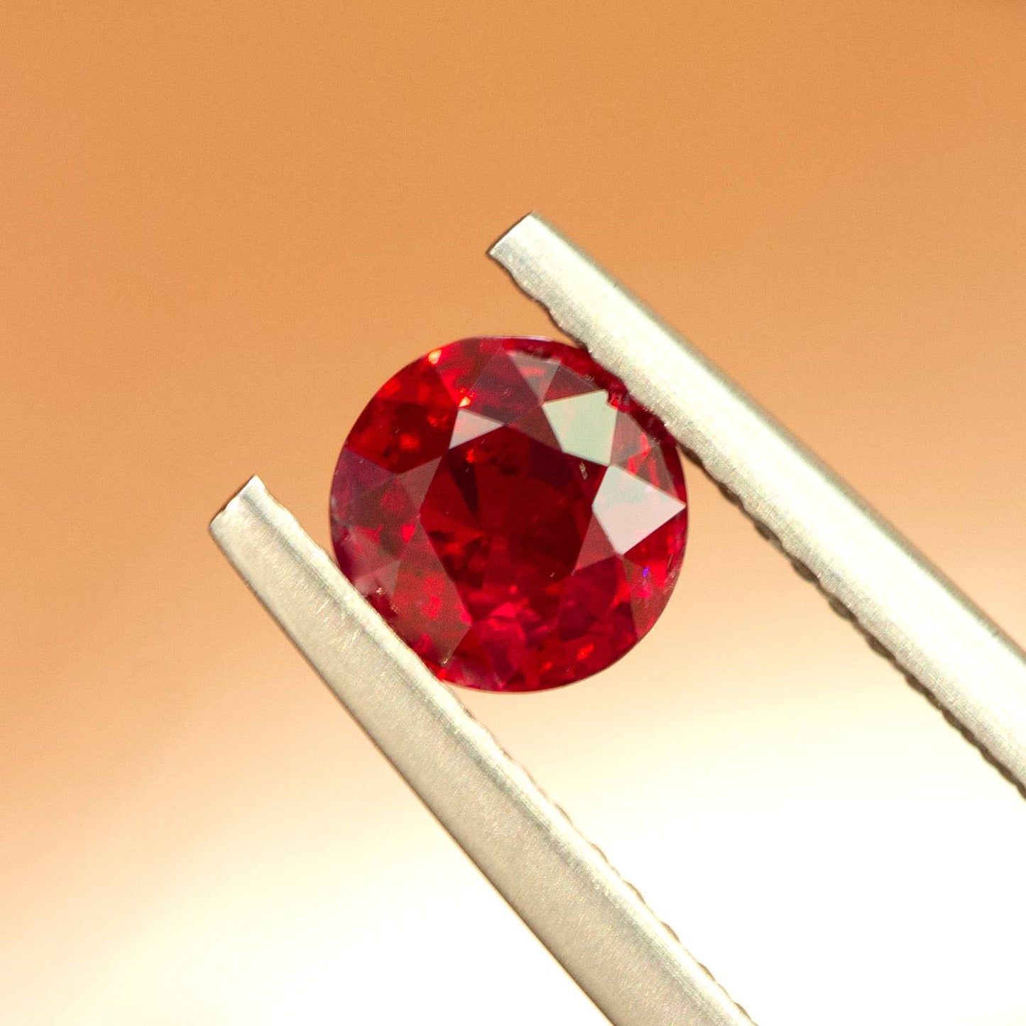1.0 ct Natural Ruby Round Shape Unheated