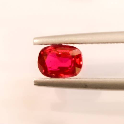 1.0 ct Natural Ruby Cushion Shape Unheated