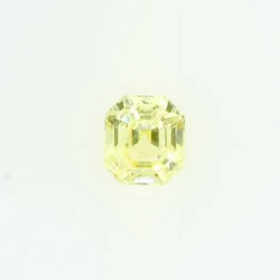 1.1 ct Natural Yellow Sapphire Emerald Shape Unheated