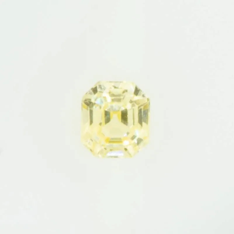 1.1 ct Natural Yellow Sapphire Emerald Shape Unheated