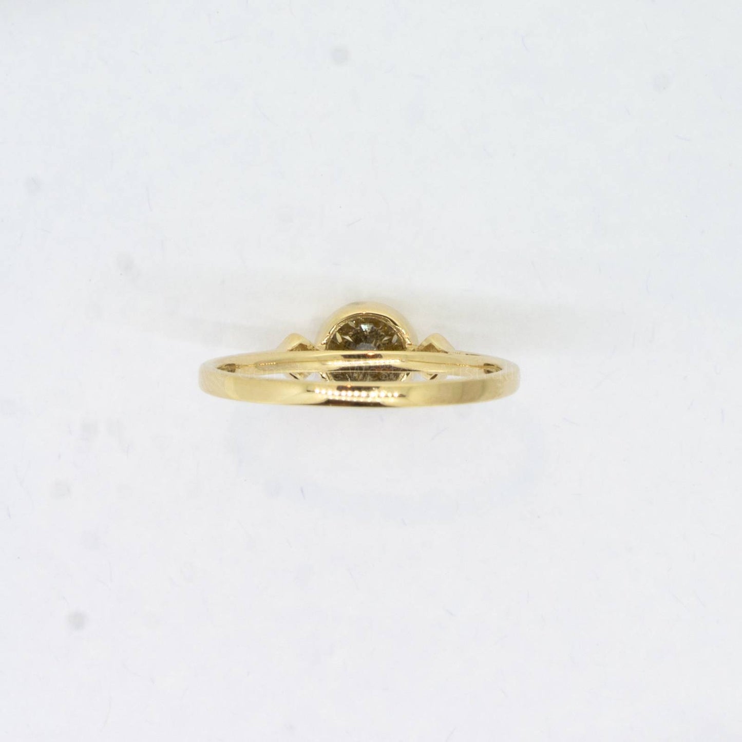 Salt and Pepper diamond and White diamonds Ring in Yellow Gold