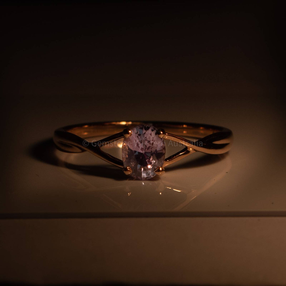 Colour Changing Exclusive Alexandrite Solitaire Ring in Rose Gold