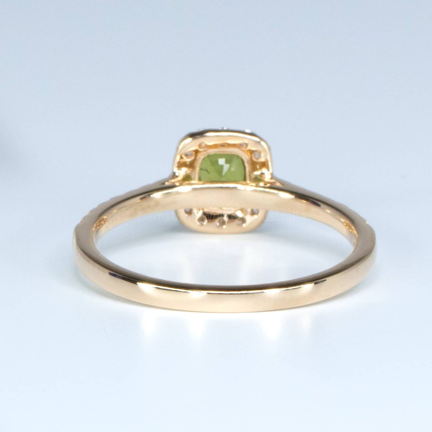Rare Alexandrite Halo Ring, Natural Alexandrite Diamonds Ring