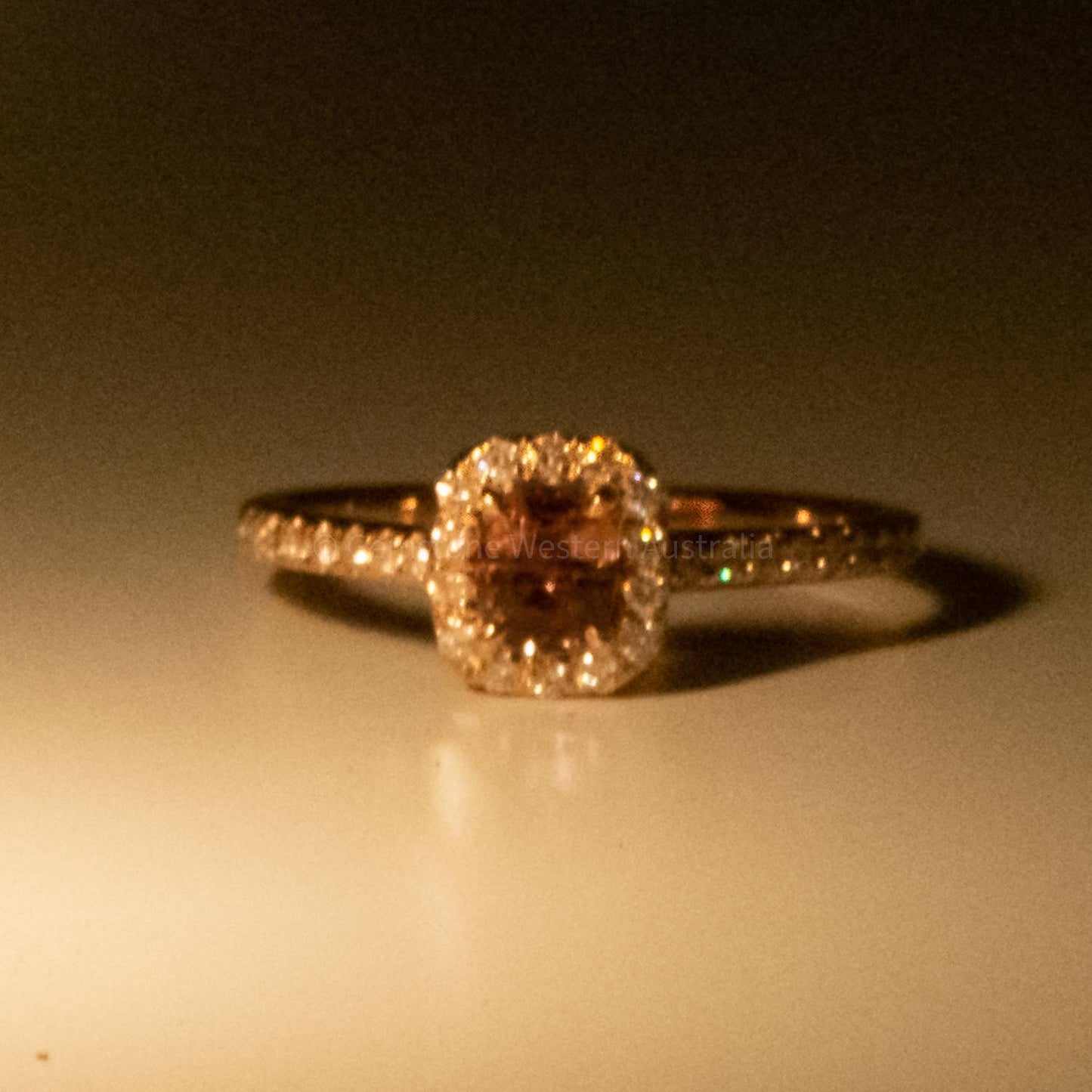Rare Alexandrite Halo Ring, Natural Alexandrite Diamonds Ring