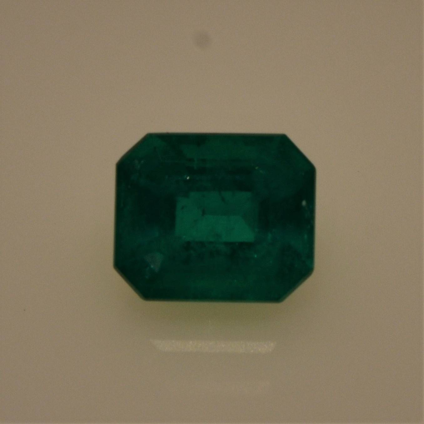 1.5 Carat Emerald Cut  Colombian Emerald  Loose Gemstone