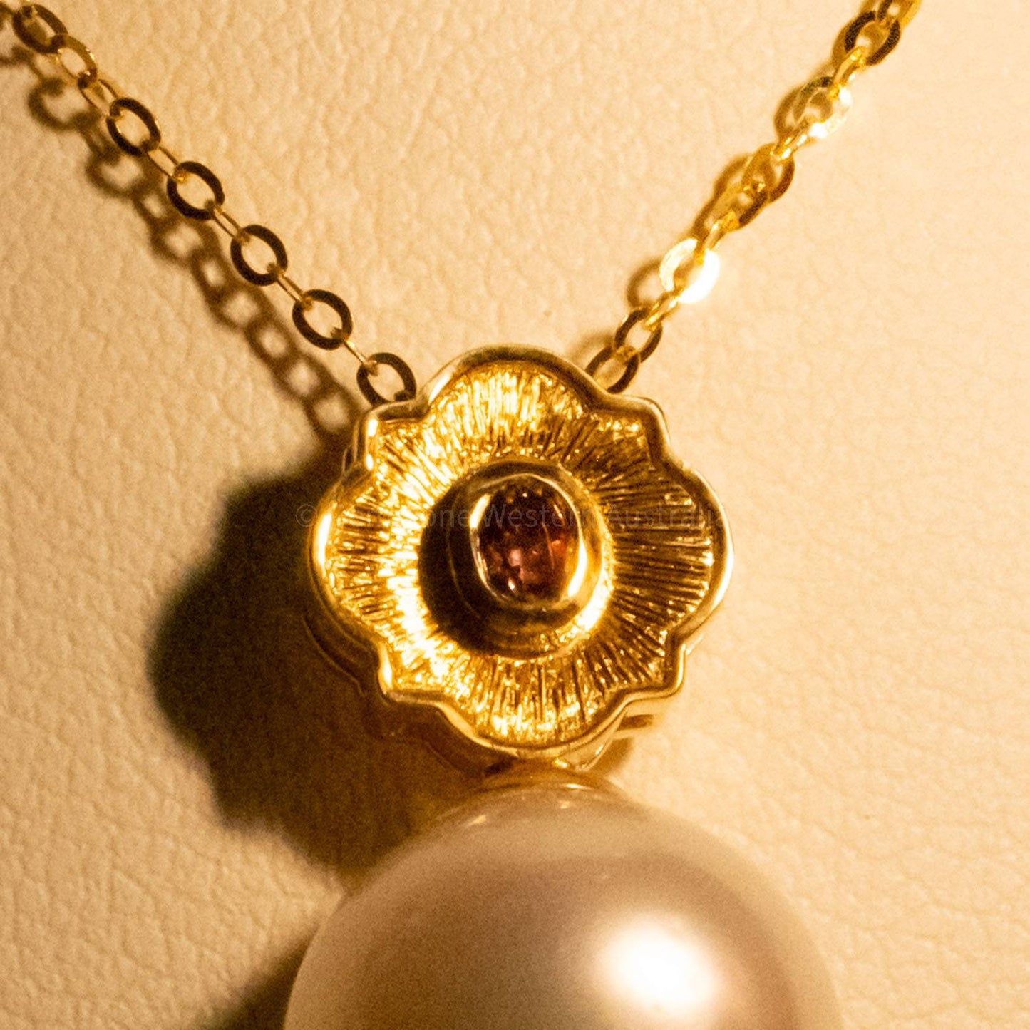 Australian South Sea Pearl and Alexandrite Pendant