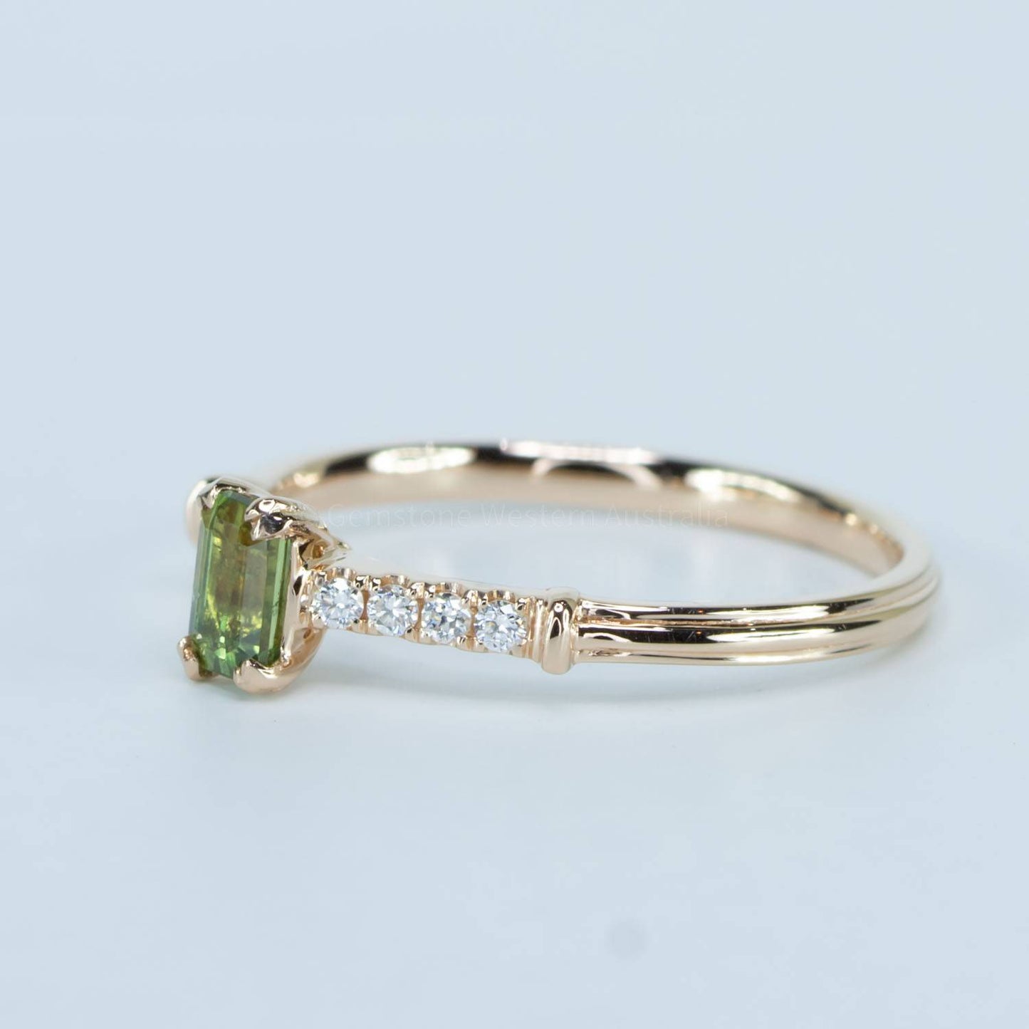 Natural Alexandrite Ring in Rose Gold