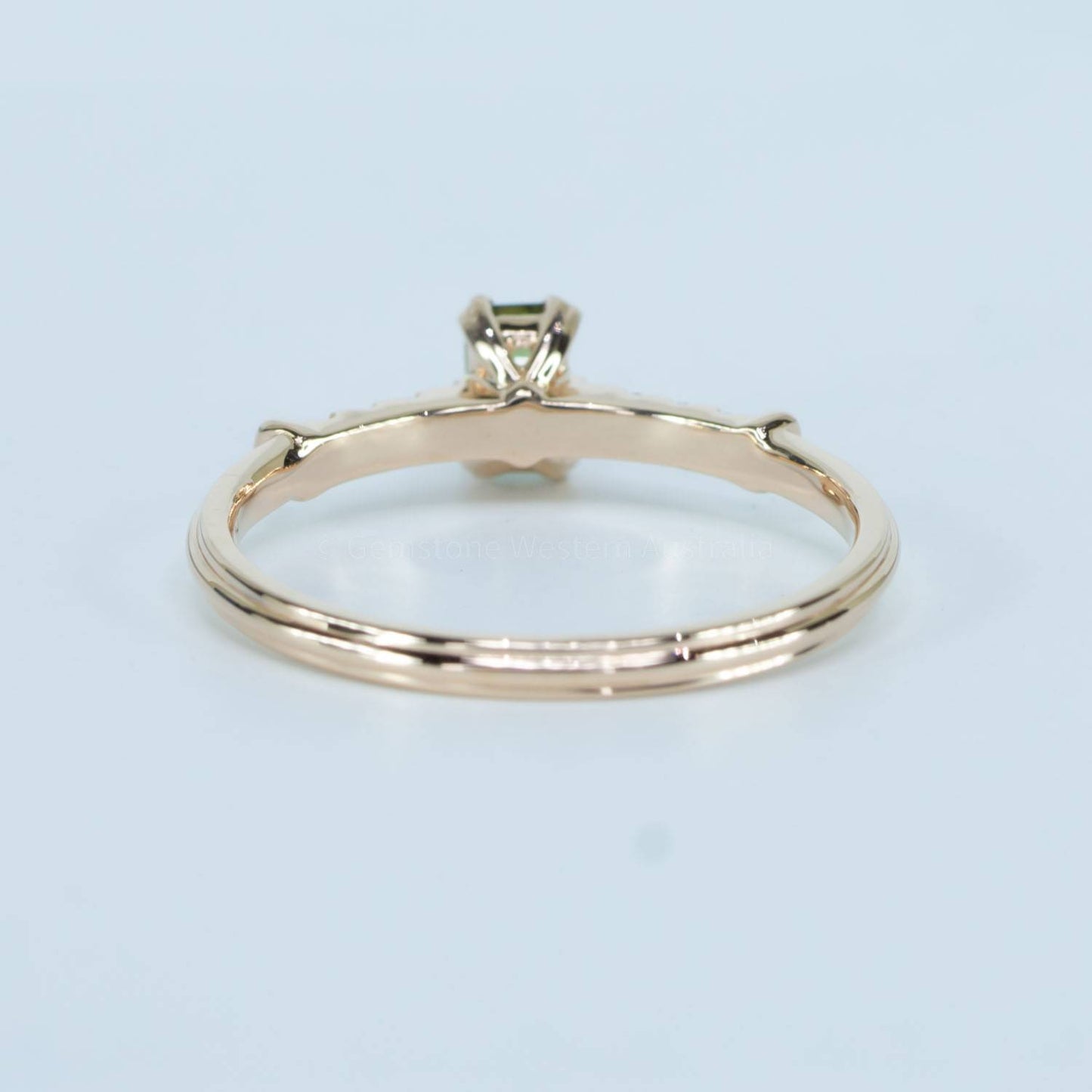 Natural Alexandrite Ring in Rose Gold