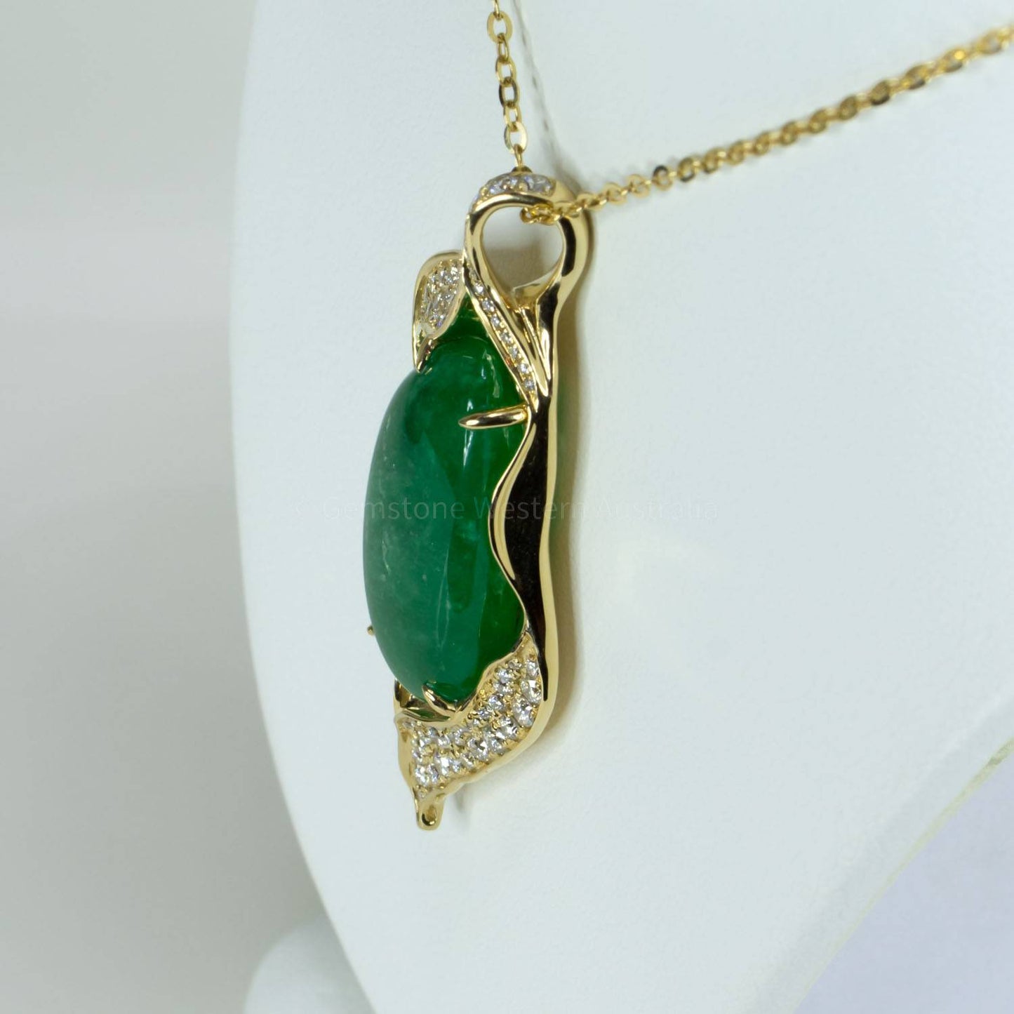 17.0 carats Colombian Emerald Statement Pendant
