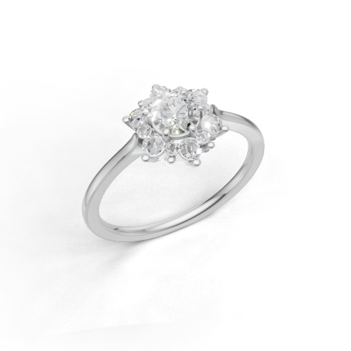 Flora Belle Halo Ring