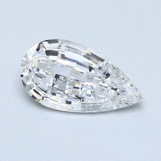 0.91 Carat D-VVS2 Pear Cut Diamond