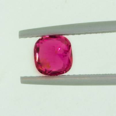1.25 ct Natural Pink Sapphire Cushion  Shape Unheated
