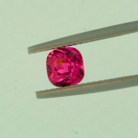 1.25 ct Natural Pink Sapphire Cushion  Shape Unheated