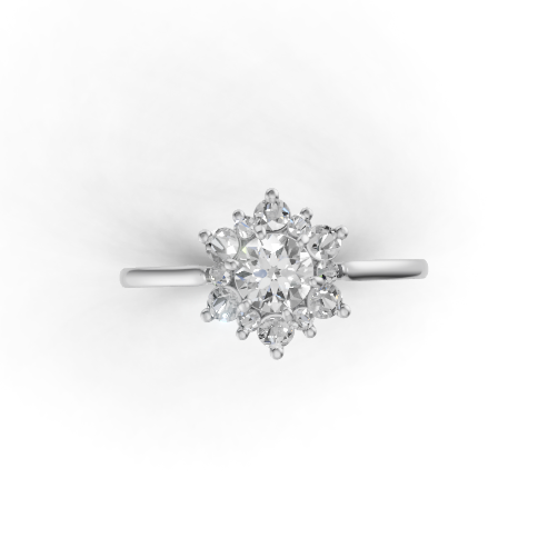 Flora Belle Halo Ring