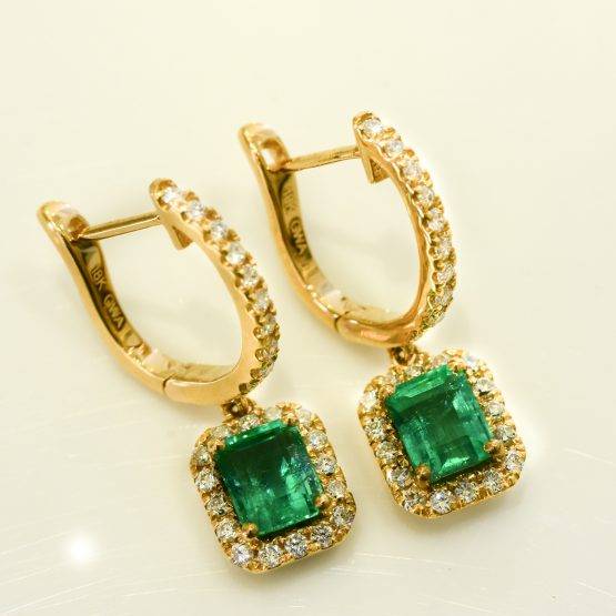 colombian emerald diamond earrings 198296-2