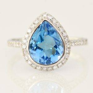 Blue Topaz Ring - 198209