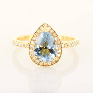 aquamarine diamond halo ring 1982130-4