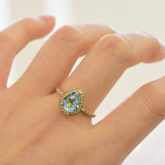 aquamarine diamond halo ring 1982130-2