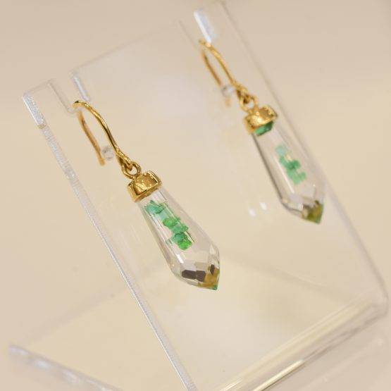 emerald quartz earrings 1982174
