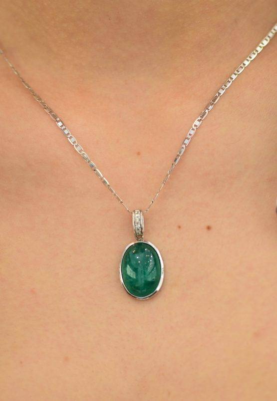 Colombian Emerald Pendant - 198295-1