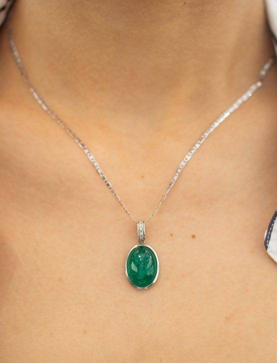 Colombian Emerald Pendant - 198295-5