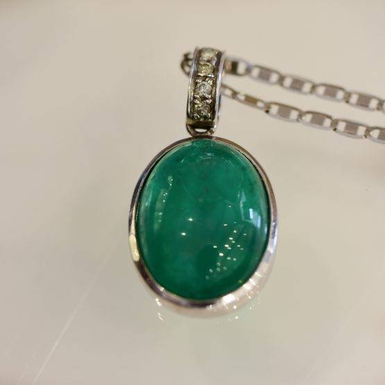 Colombian Emerald Pendant - 198295-4