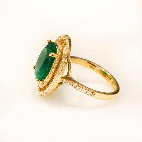 Emerald statement ring 198223-9