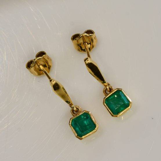 Emerald drop earrings - 1982212