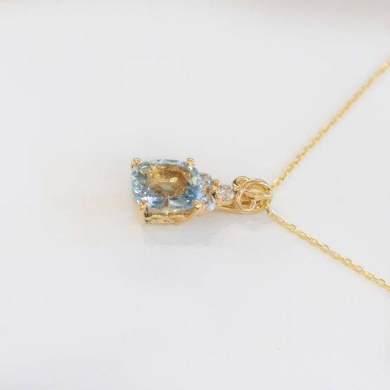 aquamarine pendant necklace - 1982242-3