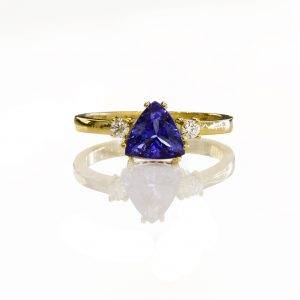 Tanzanite solitaire ring - 1982165