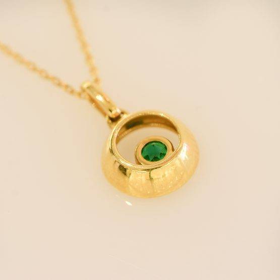 Colombian emerald pendant necklace 1982197-3