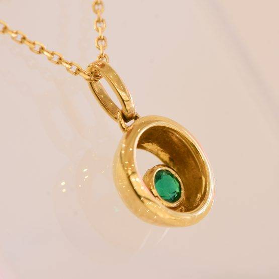 Colombian emerald pendant necklace 1982197-1