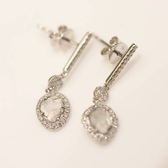 diamond slice dangle earrings 1982223-4