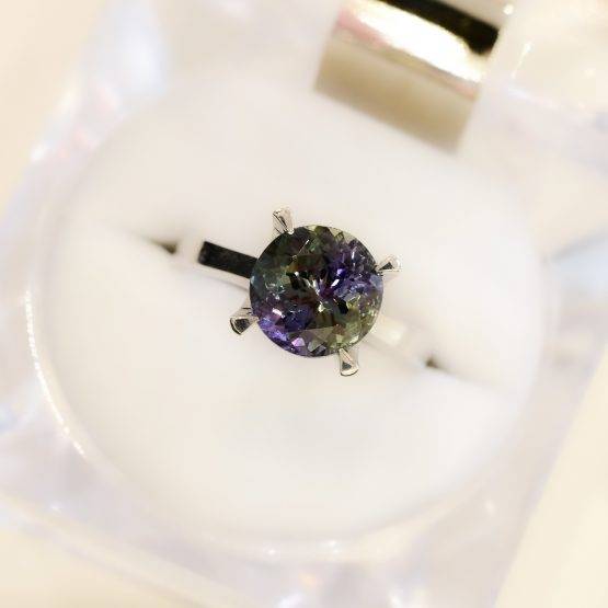 teal tanzanite solitaire ring 1982252