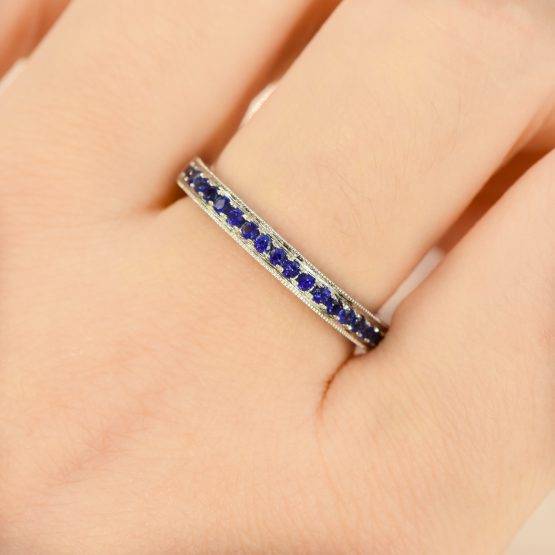 sapphire band in 18K gold - 1982131-1
