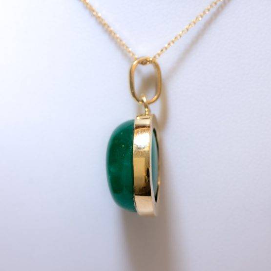 19.6ct Natural Colombian Emerald Pendant - 1982292-5