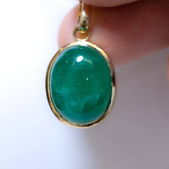 19.6ct Natural Colombian Emerald Pendant - 1982292-4
