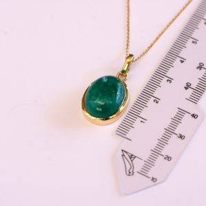 19.6ct Natural Colombian Emerald Pendant - 1982292-6