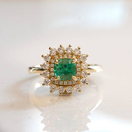 colombian emerald ring and pendant - 1982295-7