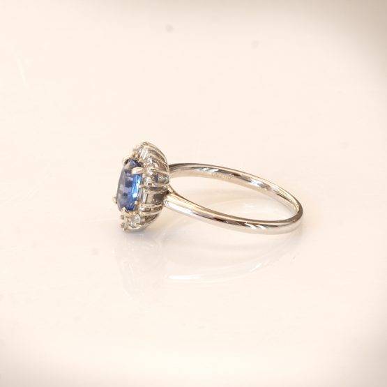 Natural Blue Sapphire and Diamond Ring and Pendant - 1982310-6