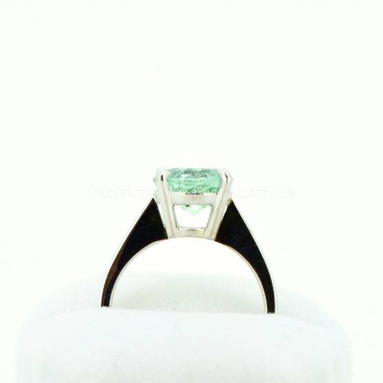 Colombian Emerald Solitaire Ring in 18K Gold - 1982321-4