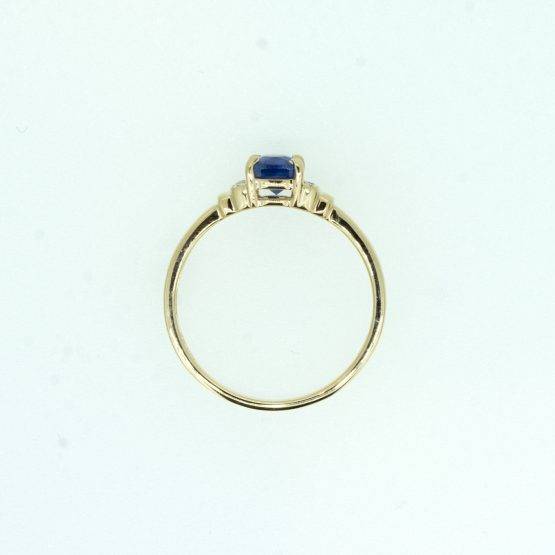 Natural Unheated Sapphire and Diamonds Ring - 1982337