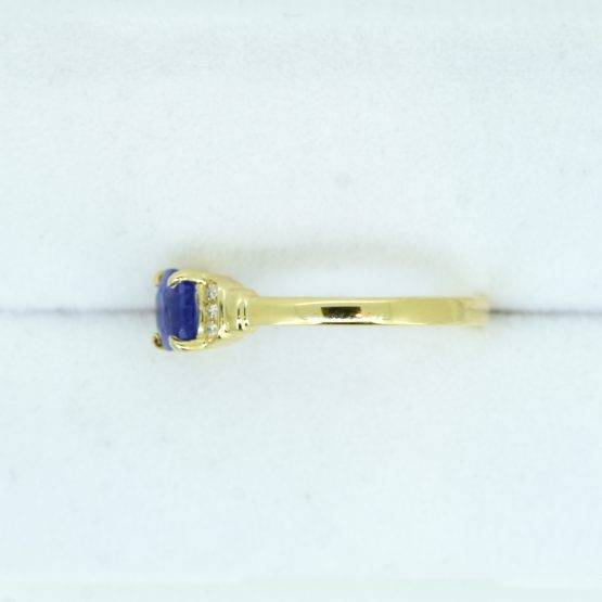 Natural Unheated Sapphire and Diamonds Ring - 1982337-1