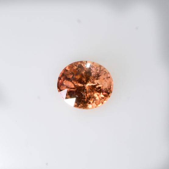 1.58 CT NATURAL PADPARADSCHA SUNSET ORANGY PINK OVAL CUT UNHEATED