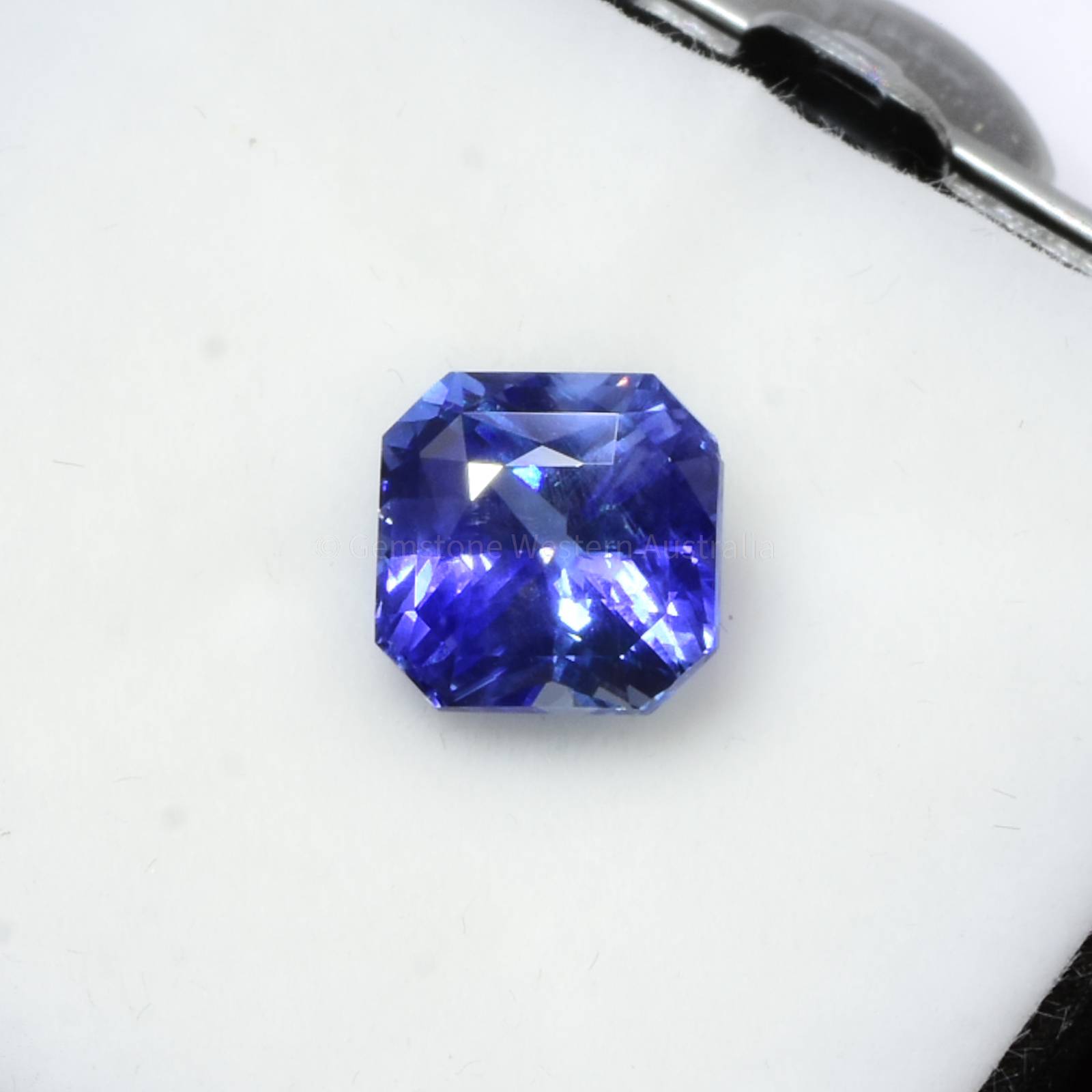 3.58 Ct Natural Blue Sapphire Octagon Cut - Gemstone Western Australia